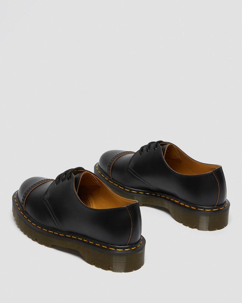 Dr Martens 1461 Bex Made in England Tå Cap Oxford Sko Dame Sort | DK 339SGL